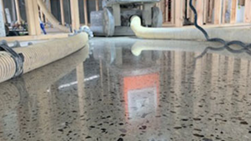 reflective epoxy flooring